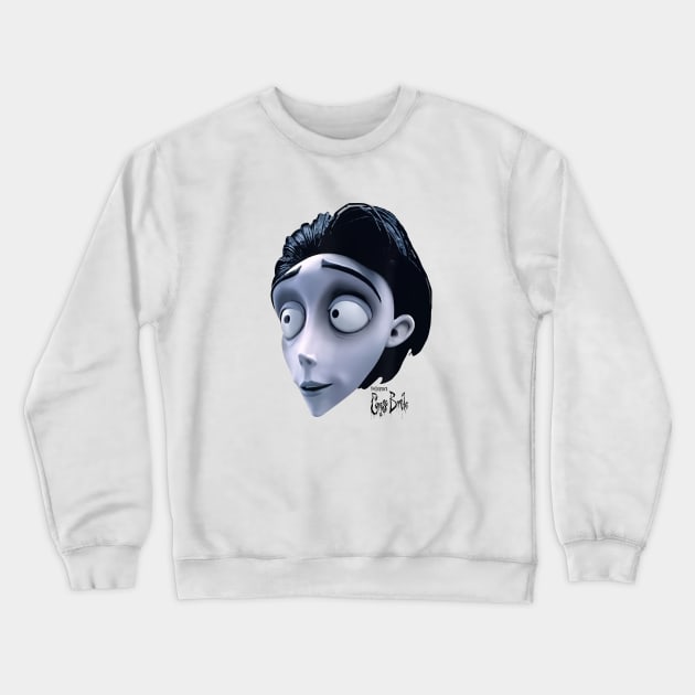 Corpse Bride Victor Van Dort The Groom Big Face Crewneck Sweatshirt by Leblancd Nashb